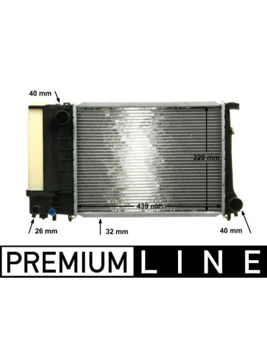COMPATIBLE CON RADIADOR BMW 3 E30 , E36 5 E34...
