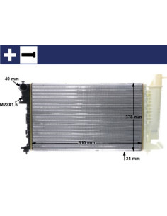 COMPATIBLE CON RADIADOR PSA ZX 306