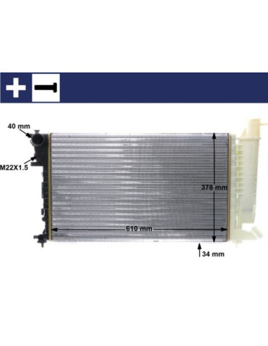 COMPATIBLE CON RADIADOR PSA ZX 306