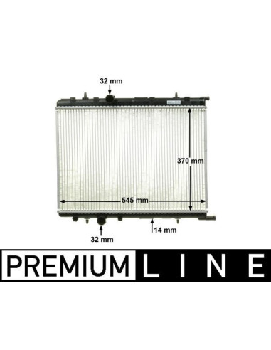 COMPATIBLE CON RADIADOR PSA 307 XSA 1.4 1.6 2.0...