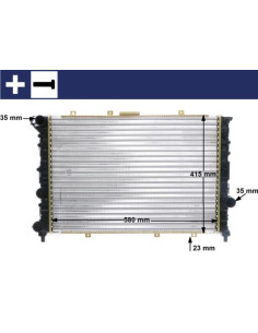 COMPATIBLE CON RADIADOR FIAT GROUP 156 1.9 JTD 2.4 JTD