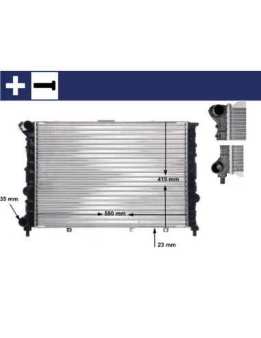 COMPATIBLE CON RADIADOR FIAT GROUP 156 1.8 16V...