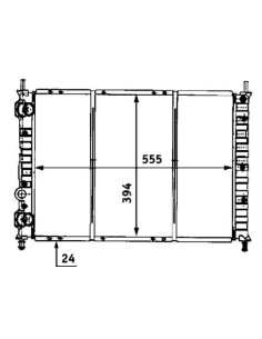 COMPATIBLE CON RADIADOR FIAT GROULUNA PARABRISASRAVA...