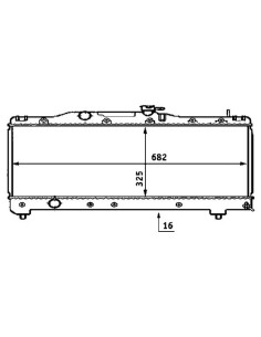 COMPATIBLE CON RADIADOR TOYOTA CARINA III E 1.6