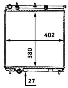 COMPATIBLE CON RADIADOR PSA C3 1.4 16V HDi