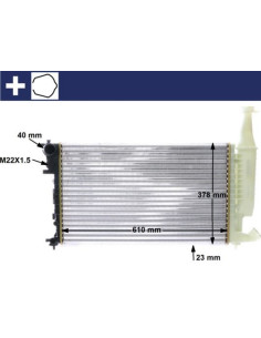 COMPATIBLE CON RADIADOR CITROEN BERLINGO MF