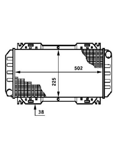 COMPATIBLE CON RADIADOR FORD FIESTA 1.0 1.1 8389 !