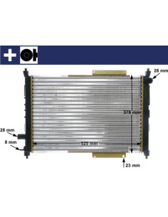 COMPATIBLE CON RADIADOR ROVER 45 400 1.4 1.6 96