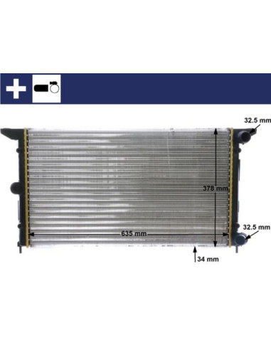 COMPATIBLE CON RADIADOR FORD GALAXY SHARAN 1.9...