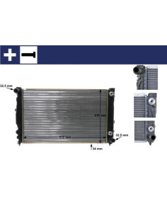 COMPATIBLE CON RADIADOR VOLKSWAGEN A4, A6 PASSAT