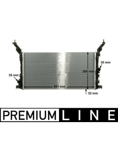 COMPATIBLE CON RADIADOR RENAULT LAGUNA III BT0 1