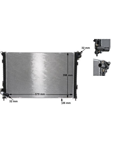 COMPATIBLE CON RADIADOR MINI COOPER 1.6 16V 2003