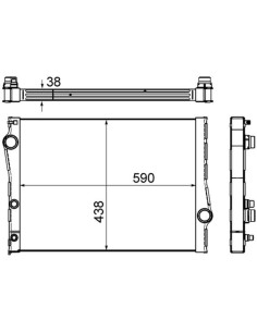 COMPATIBLE CON RADIADOR BMW X5 E70