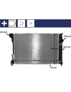 COMPATIBLE CON RADIADOR MERCEDES C W204 180 220CDI 11