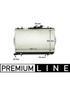 COMPATIBLE CON RADIADOR HYUNDAI ACCENT 1.3 1.5 9400