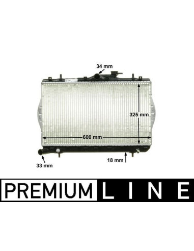 COMPATIBLE CON RADIADOR HYUNDAI ACCENT 1.3 1.5...