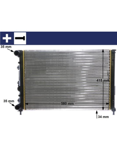COMPATIBLE CON RADIADOR ALFA 147 1.6 2005