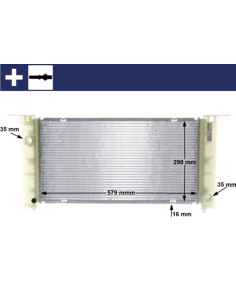 COMPATIBLE CON RADIADOR FIAT STILO 1.2,1.4,1.6 01