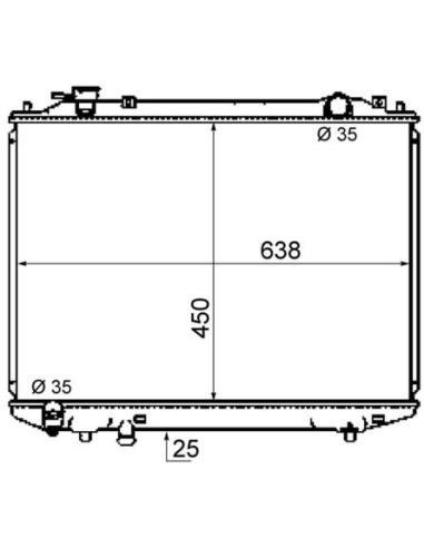 COMPATIBLE CON RADIADOR FORD RANGER MAZDA B...