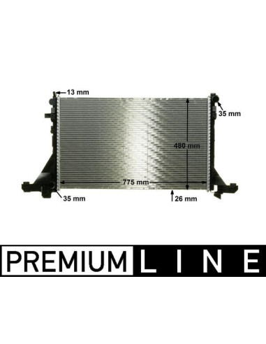 COMPATIBLE CON RADIADOR RENAULT MASTER 2.3DCI 10
