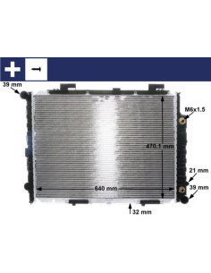 COMPATIBLE CON RADIADOR MERCEDES CLASE E W210