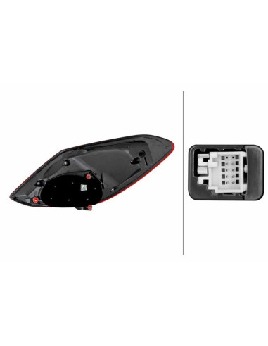 FAROLIM TRAS ESQ 4P MERCEDES C W205 2014.02-