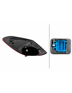 FAROLIM TRAS DRT 4P MERCEDES C W205 2014.02-