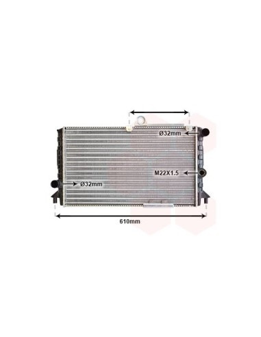 COMPATIBLE CON RADIADOR FIAT GROUP 33 II 1.4...