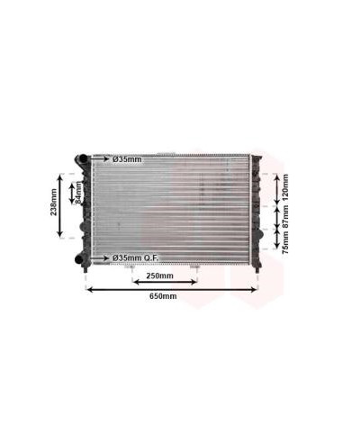 COMPATIBLE CON RADIADOR FIAT GROUP 156 1.6 16V...