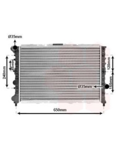 COMPATIBLE CON RADIADOR FIAT GROUP 156 1.9 JTD 2.4 JTD