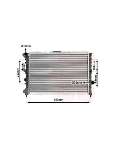 COMPATIBLE CON RADIADOR FIAT GROUP 156 1.9 JTD...