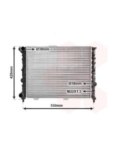 COMPATIBLE CON RADIADOR FIAT GROUP 146 156 1.6 1.8 2.0 !