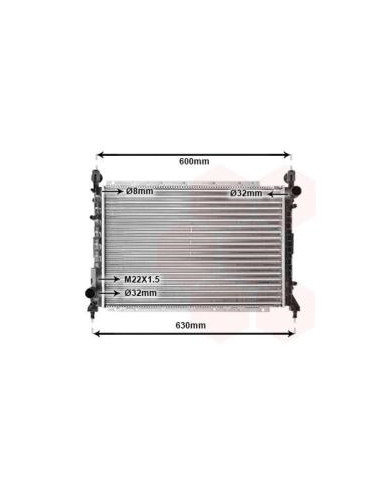 COMPATIBLE CON RADIADOR ALFA 145 146 1.4 1.6...