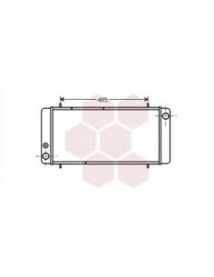 COMPATIBLE CON ROVER 216 8589 RADIADOR