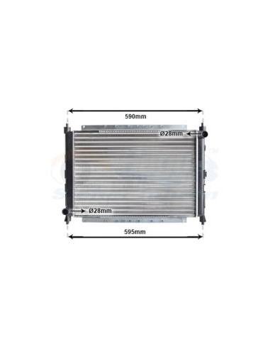 COMPATIBLE CON RADIADOR ROVER 200 25 1.4 1.6 95