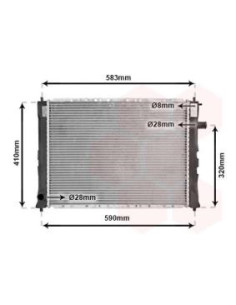 COMPATIBLE CON RADIADOR ROVER 45 400 1.4 1.6 96