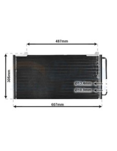 COMPATIBLE CON CONDENSADOR ROVER 400 HATCHBACK RT