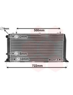 COMPATIBLE CON RADIADOR VOLKSWAGEN 80 III 80 IV CABRIOLET...