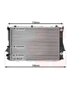 COMPATIBLE CON RADIADOR AUDI A6 C4