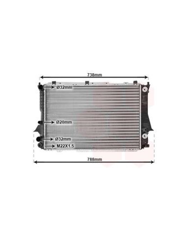 COMPATIBLE CON RADIADOR AUDI A6 C4