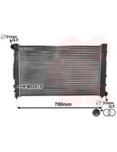 COMPATIBLE CON RADIADOR AUDI A4 8D2 B5