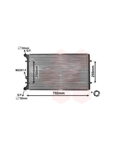COMPATIBLE CON RADIADOR VOLKSWAGEN A3 I BORA...