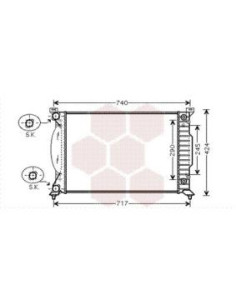 COMPATIBLE CON RADIADOR AUDI A4 1.9 TDI 0104