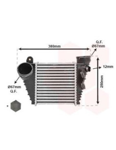 COMPATIBLE CON INTERCOOLER VOLKSWAGEN GOLF IV