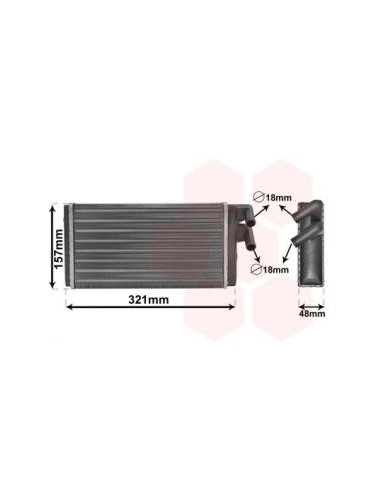 COMPATIBLE CON RAD. CALEFACCION VOLKSWAGEN 100...