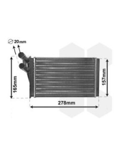 COMPATIBLE CON RAD. CALEFACCION VOLKSWAGEN 80 III,IV 90...
