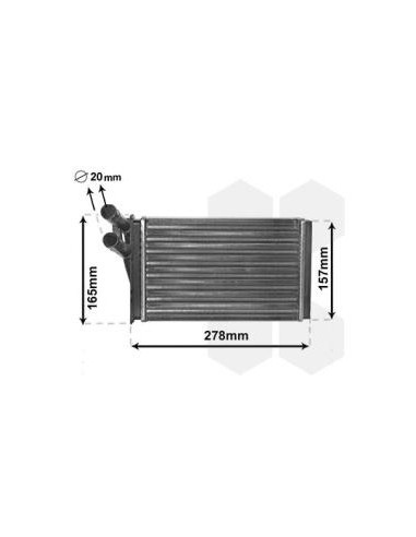 COMPATIBLE CON RAD. CALEFACCION VOLKSWAGEN 80...