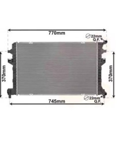 COMPATIBLE CON RADIADOR AUDI A3 1.6TDI VOLKSWAGEN GOLF 13