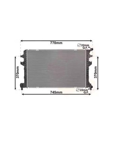COMPATIBLE CON RADIADOR AUDI A3 1.6TDI...