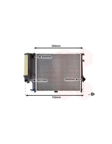 COMPATIBLE CON RADIADOR BMW 5 E34 518 i,g 520 i...